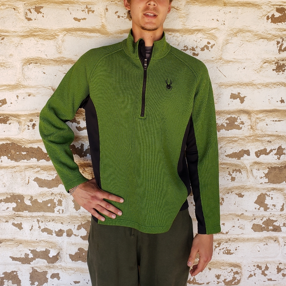 Spyder core sweater 1/2 zip jacket Large